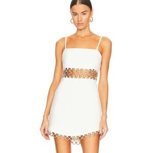 Alexis Gaudy Dress in Ivory